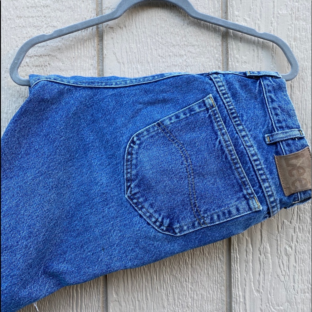 Distressed High-Waisted Mom Jeans